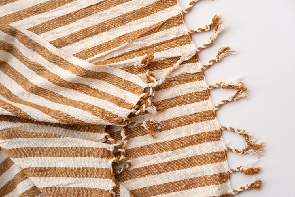 Girit Biscotto Cotton Linen Towel Eastern Woven