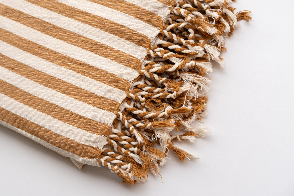 Girit Biscotto Cotton Linen Towel Eastern Woven