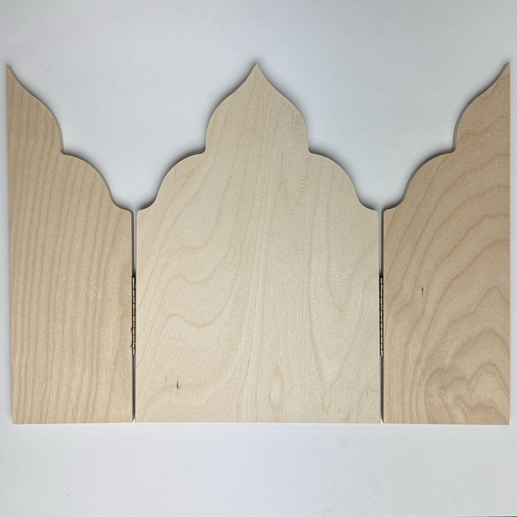 Trekell Gothic Cathedral Altar Panel - Wooden Painting Canvas Trekell Art Supplies