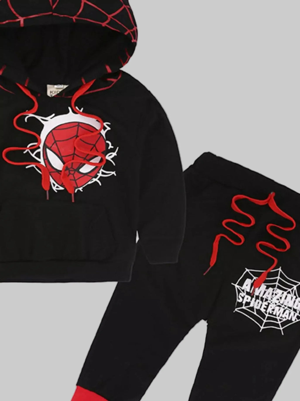 Baby and Toddler Boys Spiderman Graphic Hoodie and Pants Set NicholesGifts