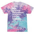 'Kindness is' Tie Dye Classic Tee Kind Cotton