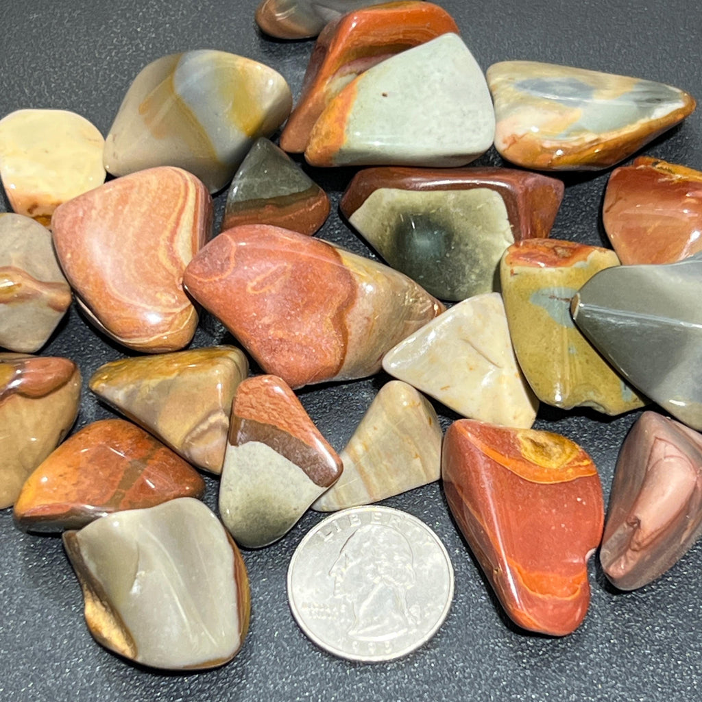 Desert Jasper Tumbled Stones (By The Piece Or Pound) Wholesale Amazing Crystals