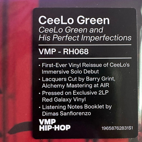 Cee-Lo - Cee-Lo Green And His Perfect Imperfections (VMP COLOR VINYL) | Mint (M) Mint (M) Love Vinyl Records