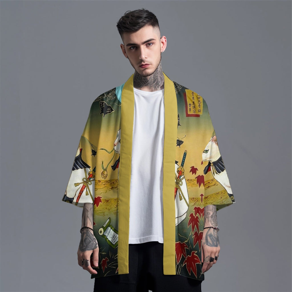 K01 Ninja Cat Kimono Niepce