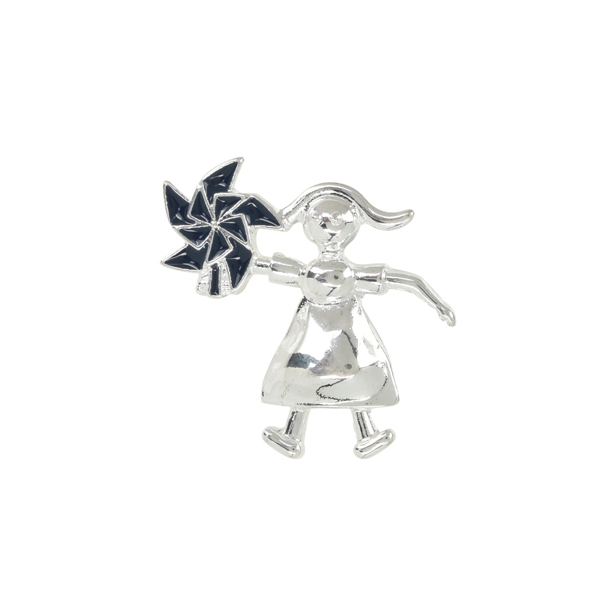 Child Abuse Awareness Girl Holding Pinwheel Pins The Awareness Company