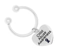 Child Abuse Awareness Heart Charm Horseshoe Key Chains The Awareness Company