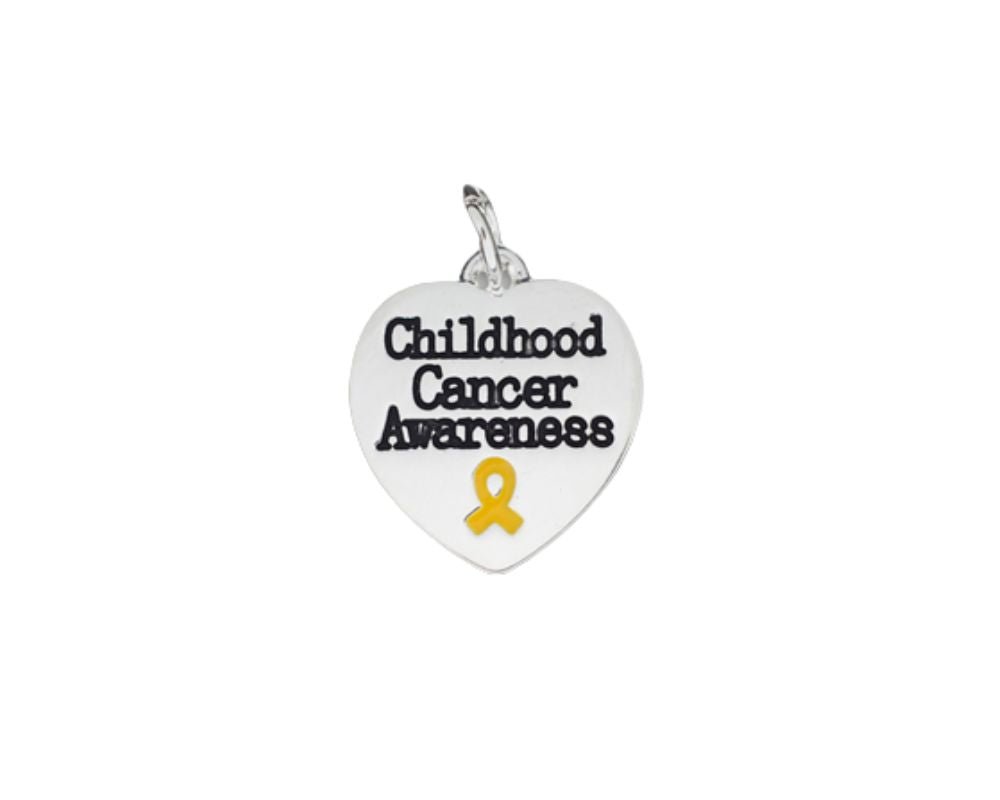 Childhood Cancer Awareness Heart Charms The Awareness Company