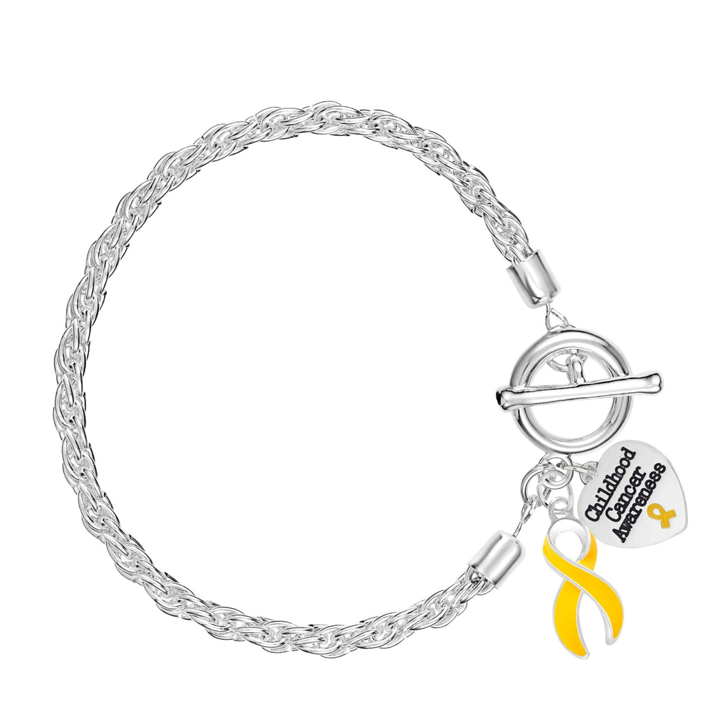 Childhood Cancer Gold Ribbon Rope Bracelets The Awareness Company