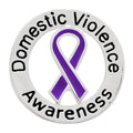 Circle Domestic Violence Awareness Ribbon Pins The Awareness Company