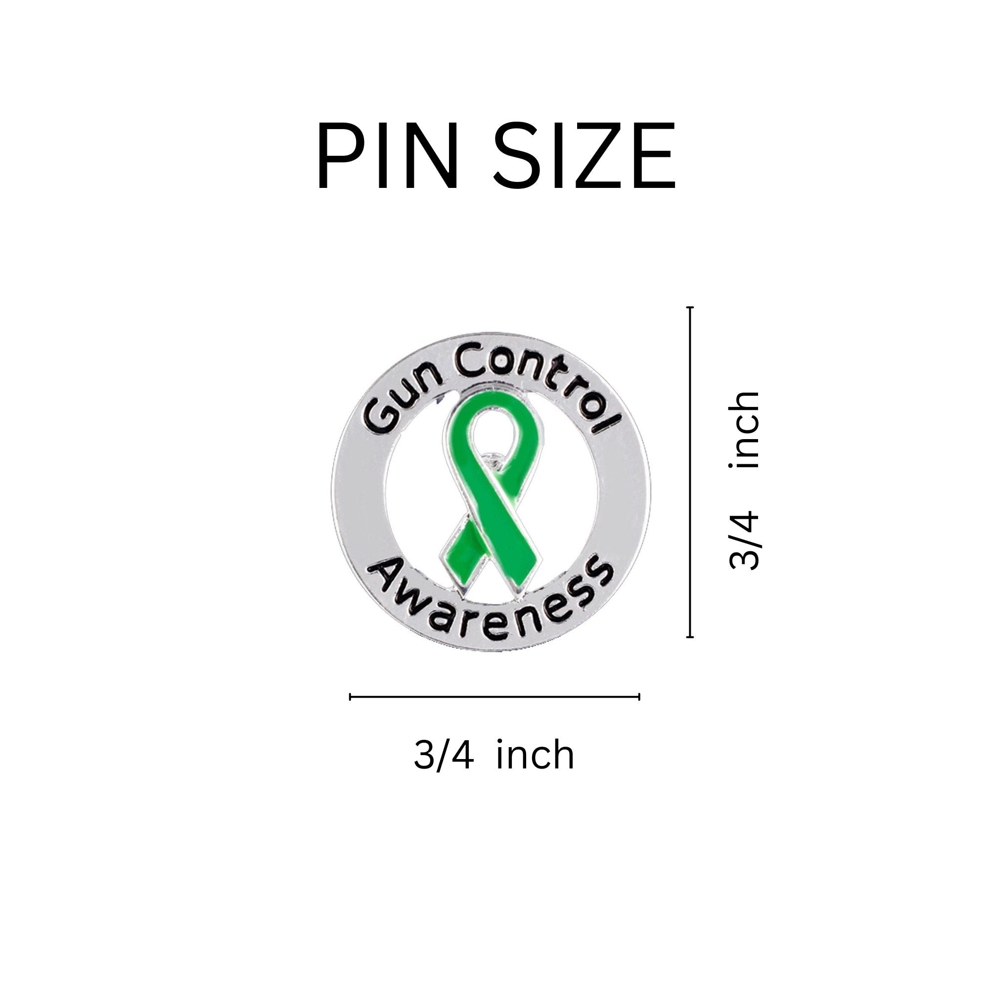 Circle Gun Control Awareness Pins The Awareness Company