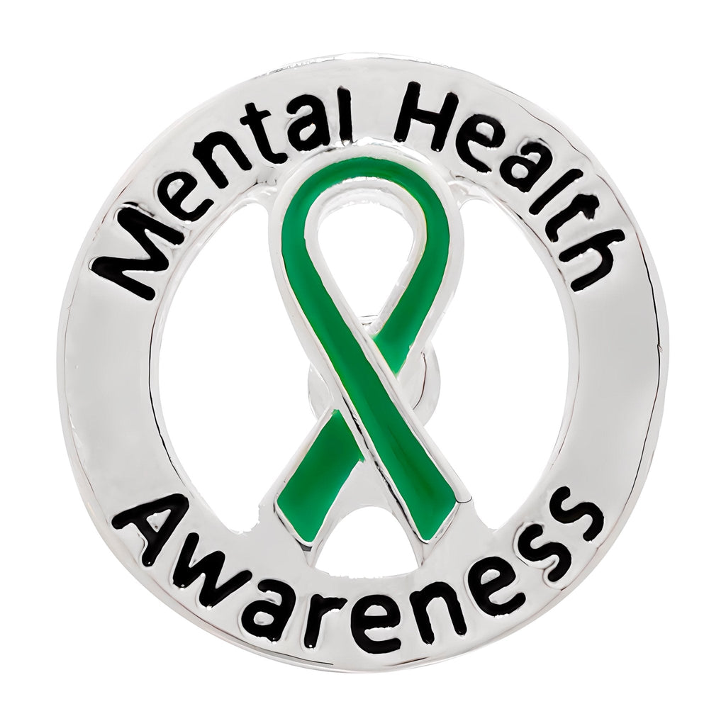 Circle Mental Health Awareness Ribbon Pins The Awareness Company