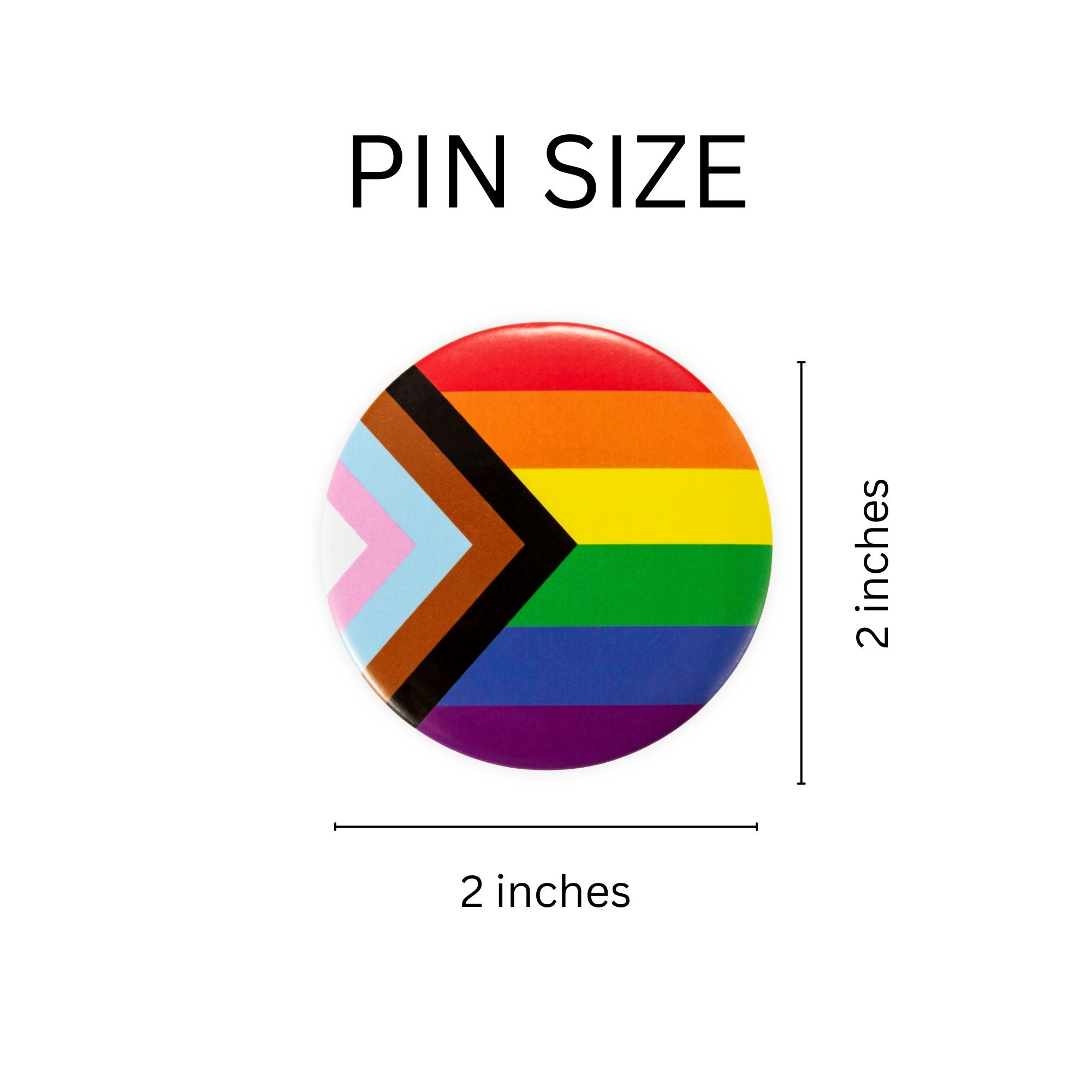 Circle Shaped Daniel Quasar Flag Pins The Awareness Company