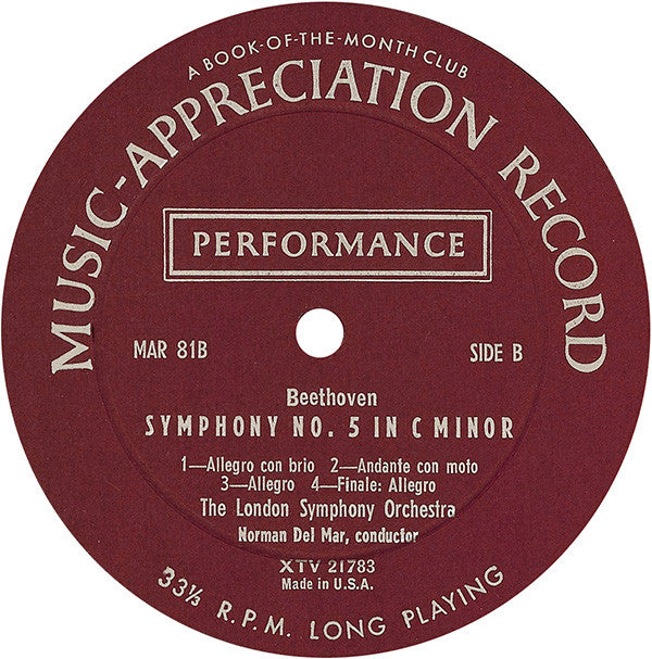 Ludwig Van Beethoven - Symphony No. 5 In C Minor | Excellent (EX) Excellent (EX) Love Vinyl Records
