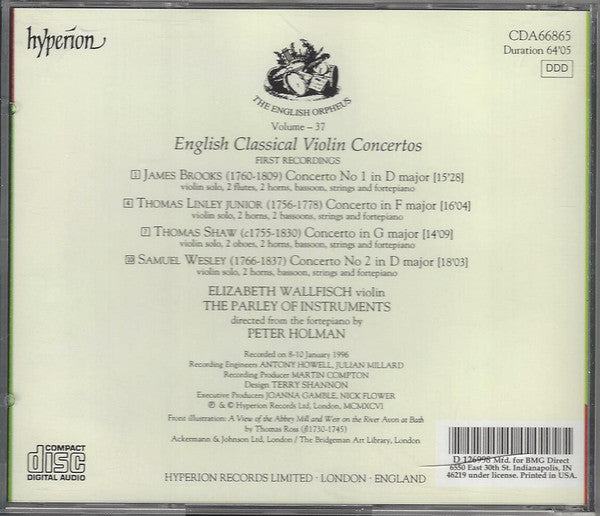 James Brooks - English Classical Violin Concertos (CD) | Near Mint (NM) Near Mint (NM) Love Vinyl Records