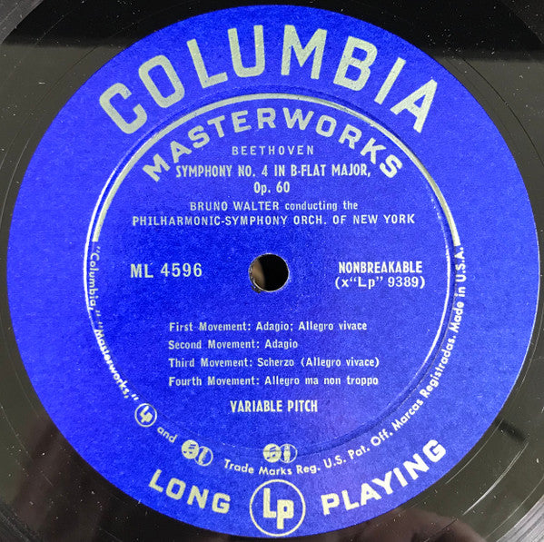 Ludwig van Beethoven - Symphonies No 2 In D Major, Op. 36 And No 4 In B-Flat Major, Op. 60 | Near Mint (NM) Excellent (EX) Love Vinyl Records