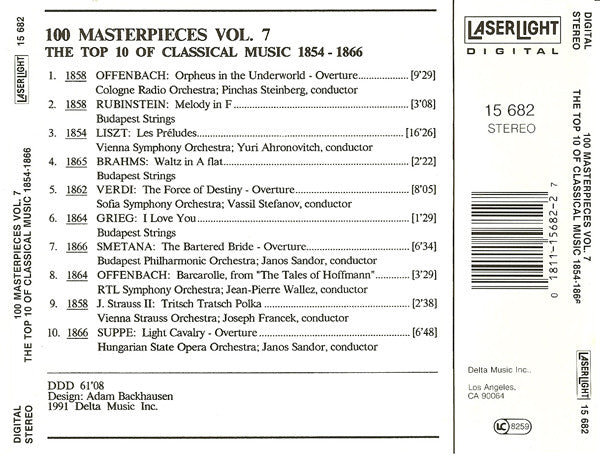 Various - The Top 100 Masterpieces Of Classical Music: 1685-1928 *10XCD BOX* | Near Mint (NM) Near Mint (NM) Love Vinyl Records