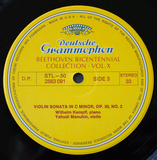 Ludwig Van Beethoven - Music For Violin And Cello Part 1 *BOX* | Near Mint (NM) Very Good Plus (VG+) Love Vinyl Records