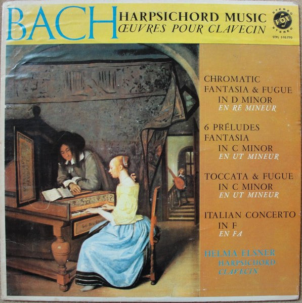 Johann Sebastian Bach - Harpsichord Music / Œuvres Pour Clavecin | Near Mint (NM) Near Mint (NM) Love Vinyl Records
