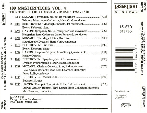 Various - The Top 100 Masterpieces Of Classical Music: 1685-1928 *10XCD BOX* | Near Mint (NM) Near Mint (NM) Love Vinyl Records