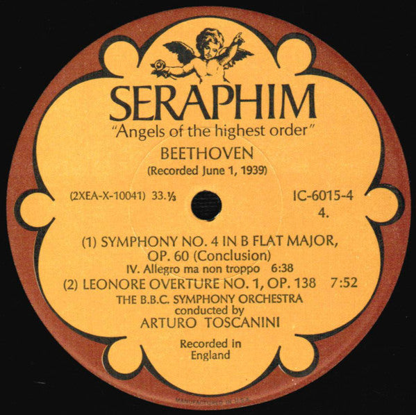 Arturo Toscanini - Beethoven: Symphonies Nos. 1, 4 & 6 ("Pastorale") *BOX* | Near Mint (NM) Excellent (EX) Love Vinyl Records