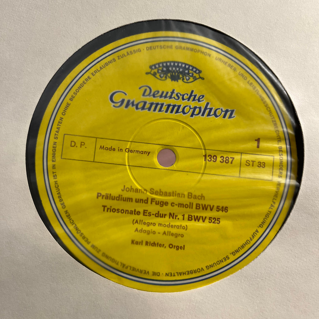 Johann Sebastian Bach - Orgelwerke = Organ Works = Œuvres Pour Orgue (Vol. 3) *SHRINK/GERMANY* | Near Mint (NM) Near Mint (NM) Love Vinyl Records