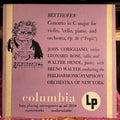 Ludwig van Beethoven - Concerto In C Major For Violin, 'Cello, Piano, And Orchestra, Op. 56 ("Triple") 10" | Near Mint (NM) Excellent (EX) Love Vinyl Records