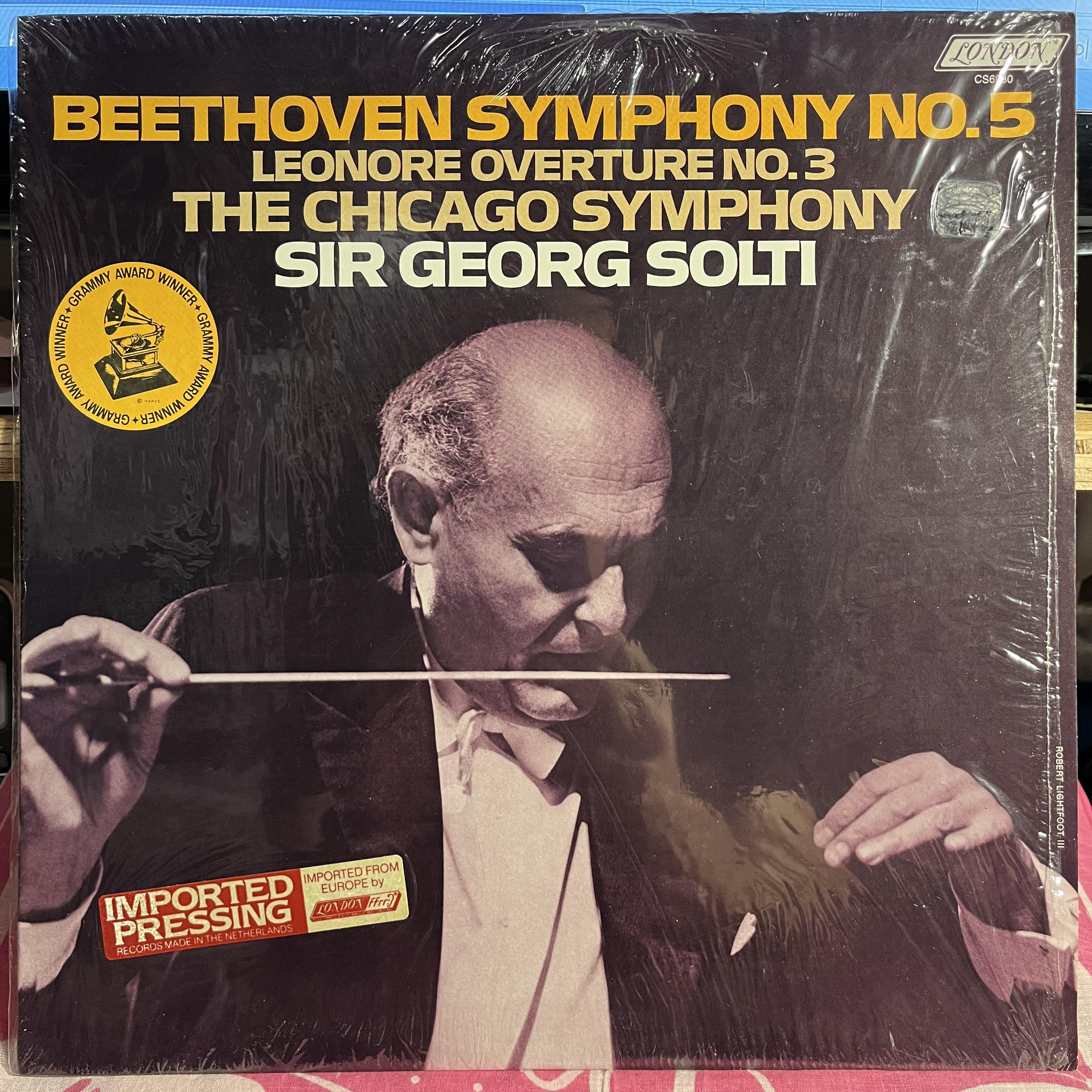 Ludwig van Beethoven - Symphony No. 5 / Leonore Overture No. 3 *SHRINK/IMPORT STICKER* | Near Mint (NM) Near Mint (NM) Love Vinyl Records
