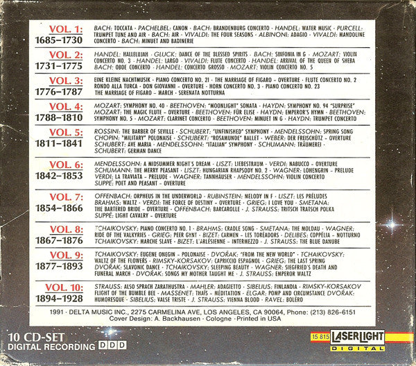 Various - The Top 100 Masterpieces Of Classical Music: 1685-1928 *10XCD BOX* | Near Mint (NM) Near Mint (NM) Love Vinyl Records