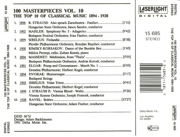 Various - The Top 100 Masterpieces Of Classical Music: 1685-1928 *10XCD BOX* | Near Mint (NM) Near Mint (NM) Love Vinyl Records