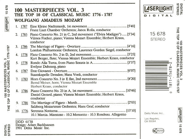 Various - The Top 100 Masterpieces Of Classical Music: 1685-1928 *10XCD BOX* | Near Mint (NM) Near Mint (NM) Love Vinyl Records