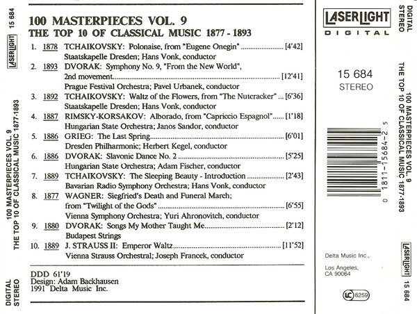 Various - The Top 100 Masterpieces Of Classical Music: 1685-1928 *10XCD BOX* | Near Mint (NM) Near Mint (NM) Love Vinyl Records