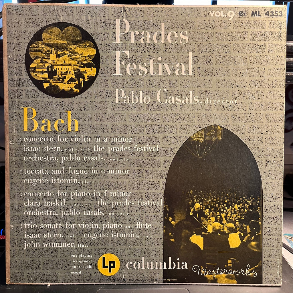 Johann Sebastian Bach - Prades Festival Vol. 9 | Near Mint (NM) Near Mint (NM) Love Vinyl Records