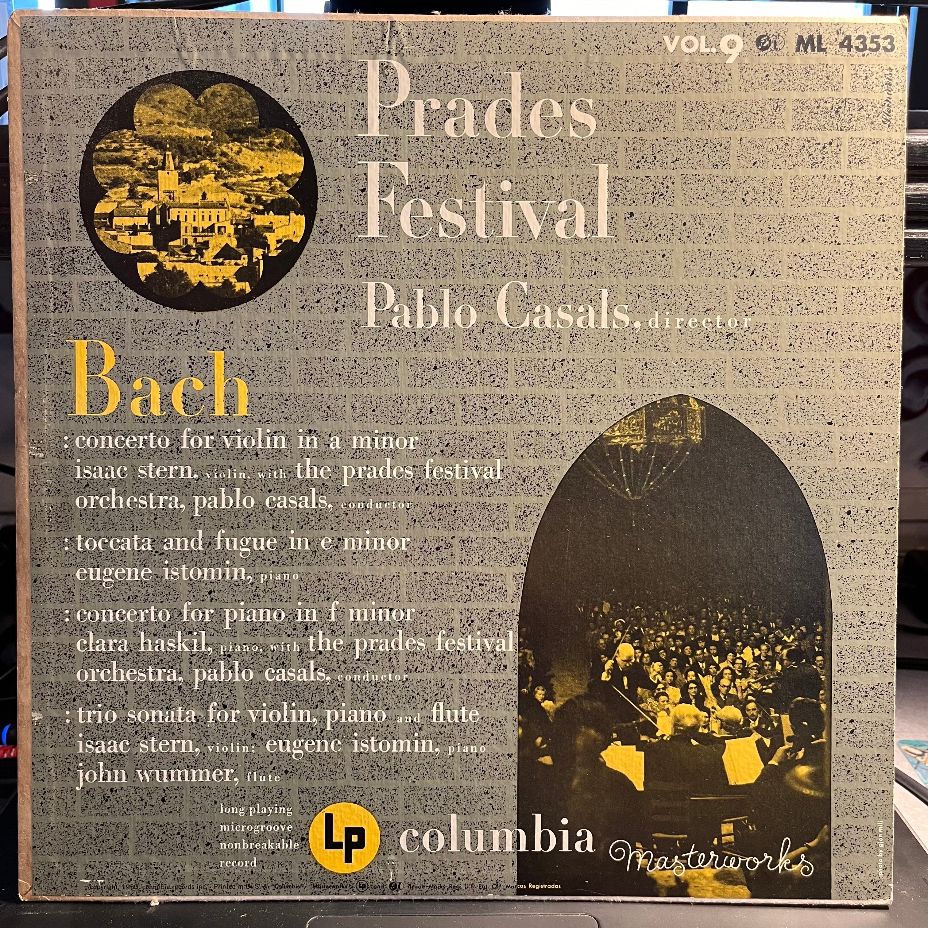 Johann Sebastian Bach - Prades Festival Vol. 9 | Near Mint (NM) Near Mint (NM) Love Vinyl Records