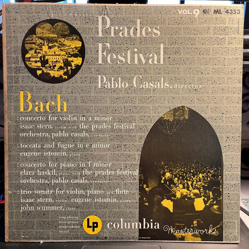 Johann Sebastian Bach - Prades Festival Vol. 9 | Near Mint (NM) Near Mint (NM) Love Vinyl Records