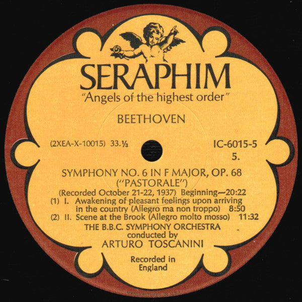 Arturo Toscanini - Beethoven: Symphonies Nos. 1, 4 & 6 ("Pastorale") *BOX* | Near Mint (NM) Excellent (EX) Love Vinyl Records