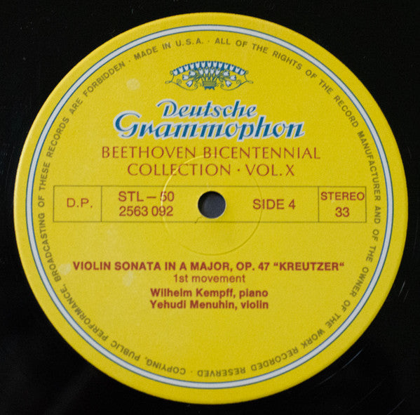 Ludwig Van Beethoven - Music For Violin And Cello Part 1 *BOX* | Near Mint (NM) Very Good Plus (VG+) Love Vinyl Records