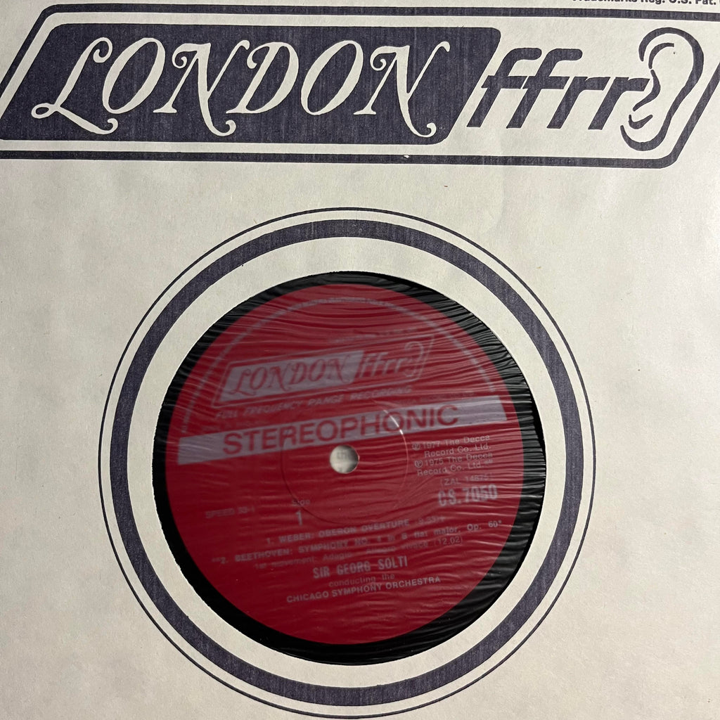 Ludwig Van Beethoven - Symphony No. 4 In B Flat Major · Oberon Overture *SHRINK* | Near Mint (NM) Near Mint (NM) Love Vinyl Records