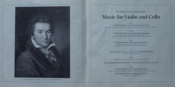 Ludwig Van Beethoven - Music For Violin And Cello Part 1 *BOX* | Near Mint (NM) Very Good Plus (VG+) Love Vinyl Records