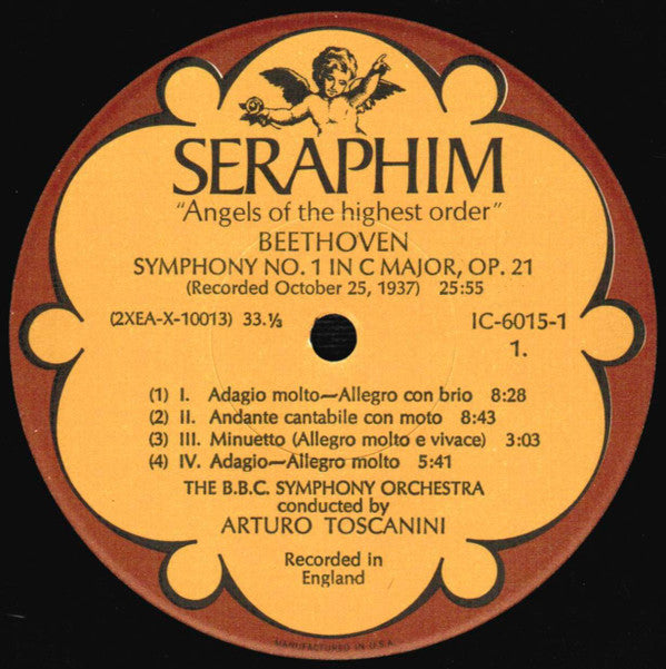 Arturo Toscanini - Beethoven: Symphonies Nos. 1, 4 & 6 ("Pastorale") *BOX* | Near Mint (NM) Excellent (EX) Love Vinyl Records
