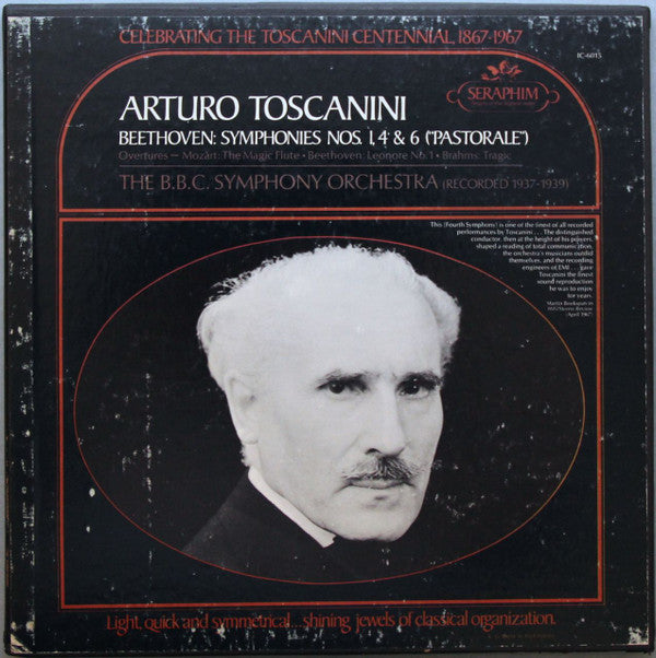 Arturo Toscanini - Beethoven: Symphonies Nos. 1, 4 & 6 ("Pastorale") *BOX* | Near Mint (NM) Excellent (EX) Love Vinyl Records