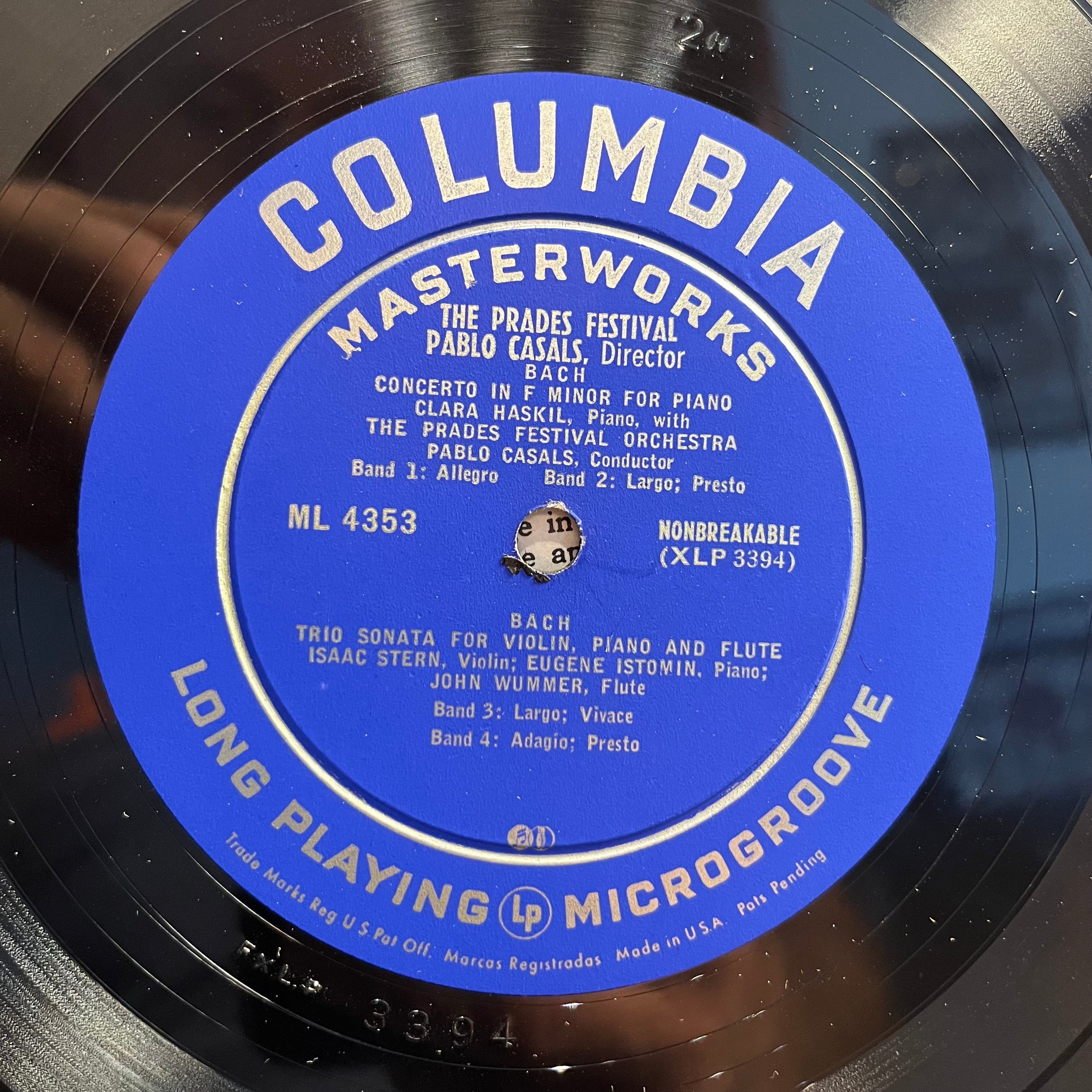 Johann Sebastian Bach - Prades Festival Vol. 9 | Near Mint (NM) Near Mint (NM) Love Vinyl Records
