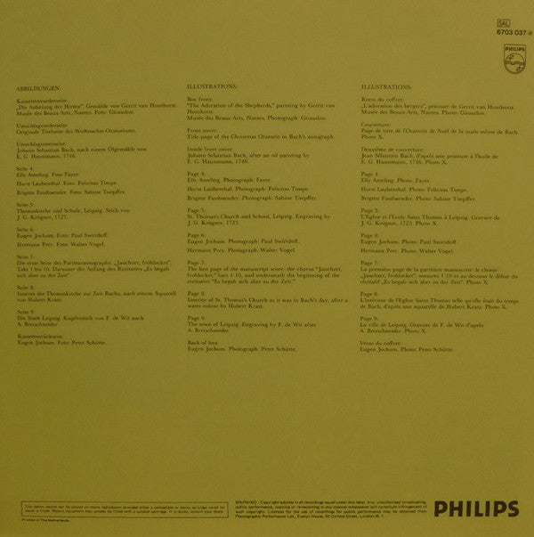 Johann Sebastian Bach - Weihnachts-Oratorium | Near Mint (NM) Near Mint (NM) Love Vinyl Records