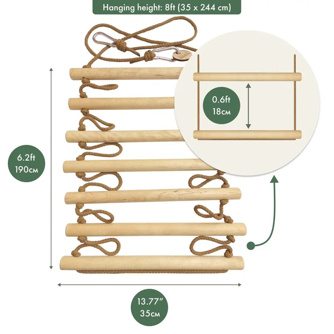Climbing rope ladder for kids 3-9 y.o. Goodevas B2B