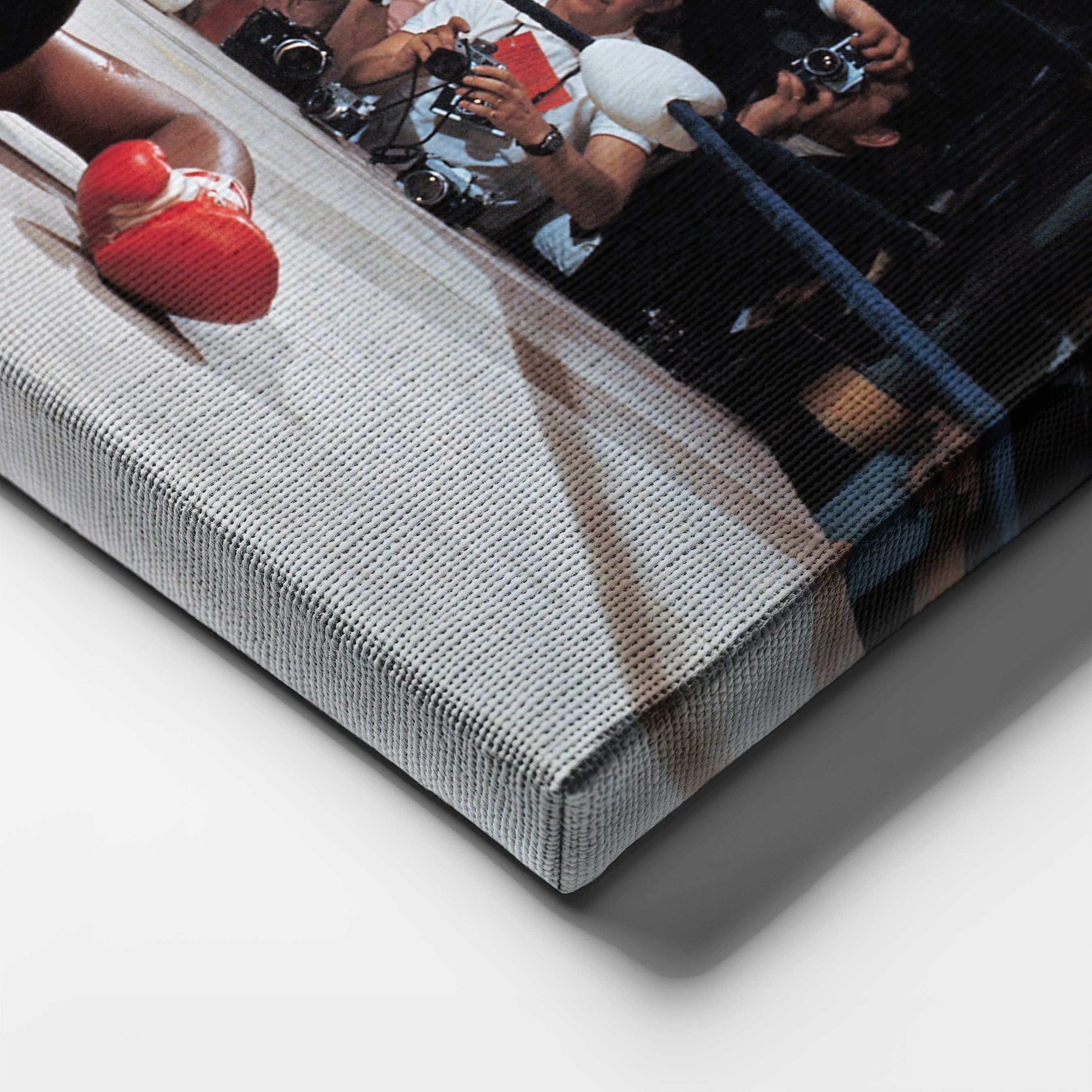 Muhammad Ali vs Sonny Liston Canvas – Phantom Punch Boxing Wall Art CanvasBlackArt