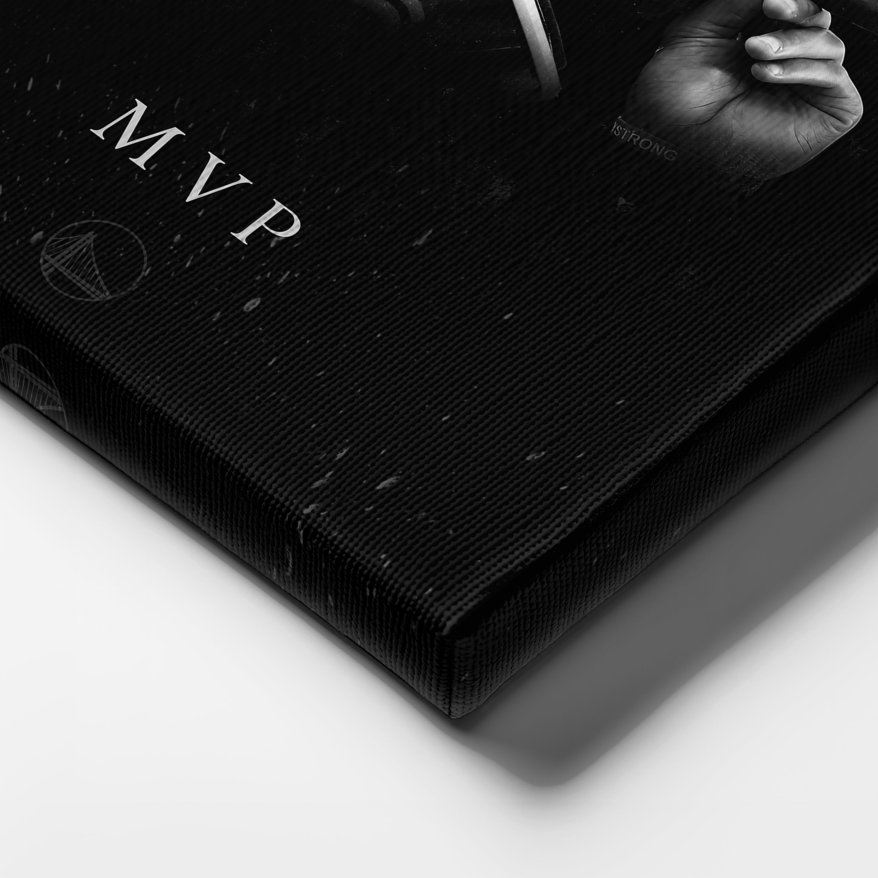 Stephen Curry Cigar Canvas – NBA Champion Wall Art CanvasBlackArt