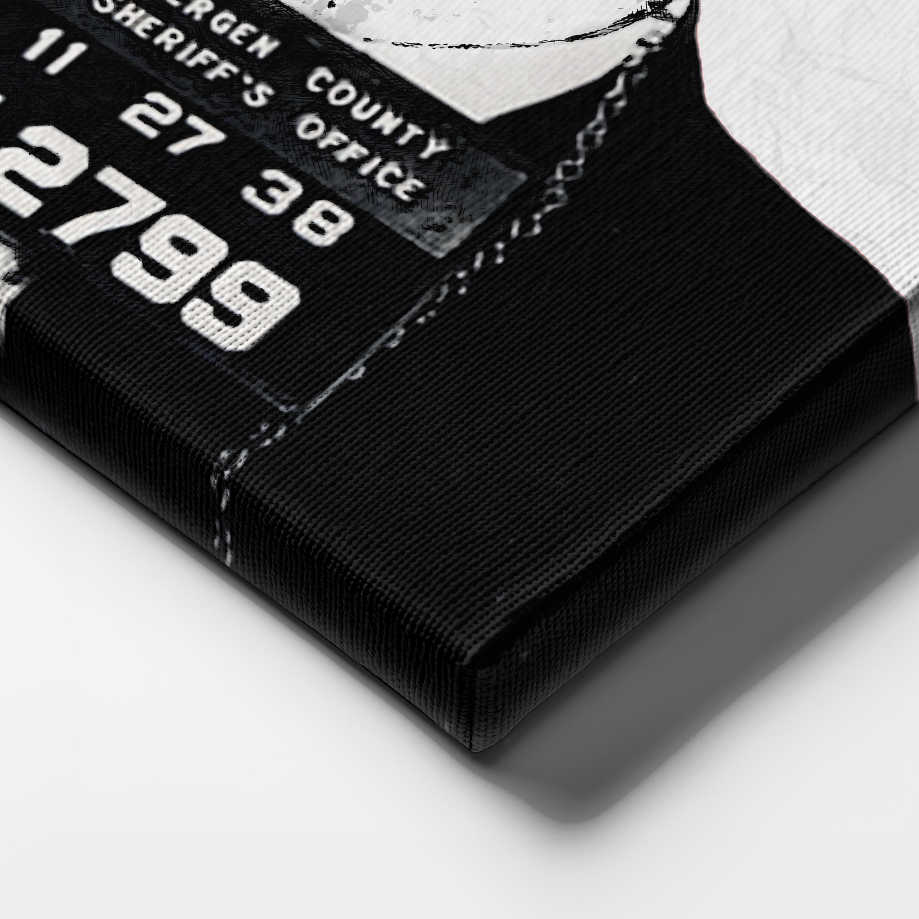 Frank Sinatra Mugshot Canvas – Vintage Wall Art Decor CanvasBlackArt