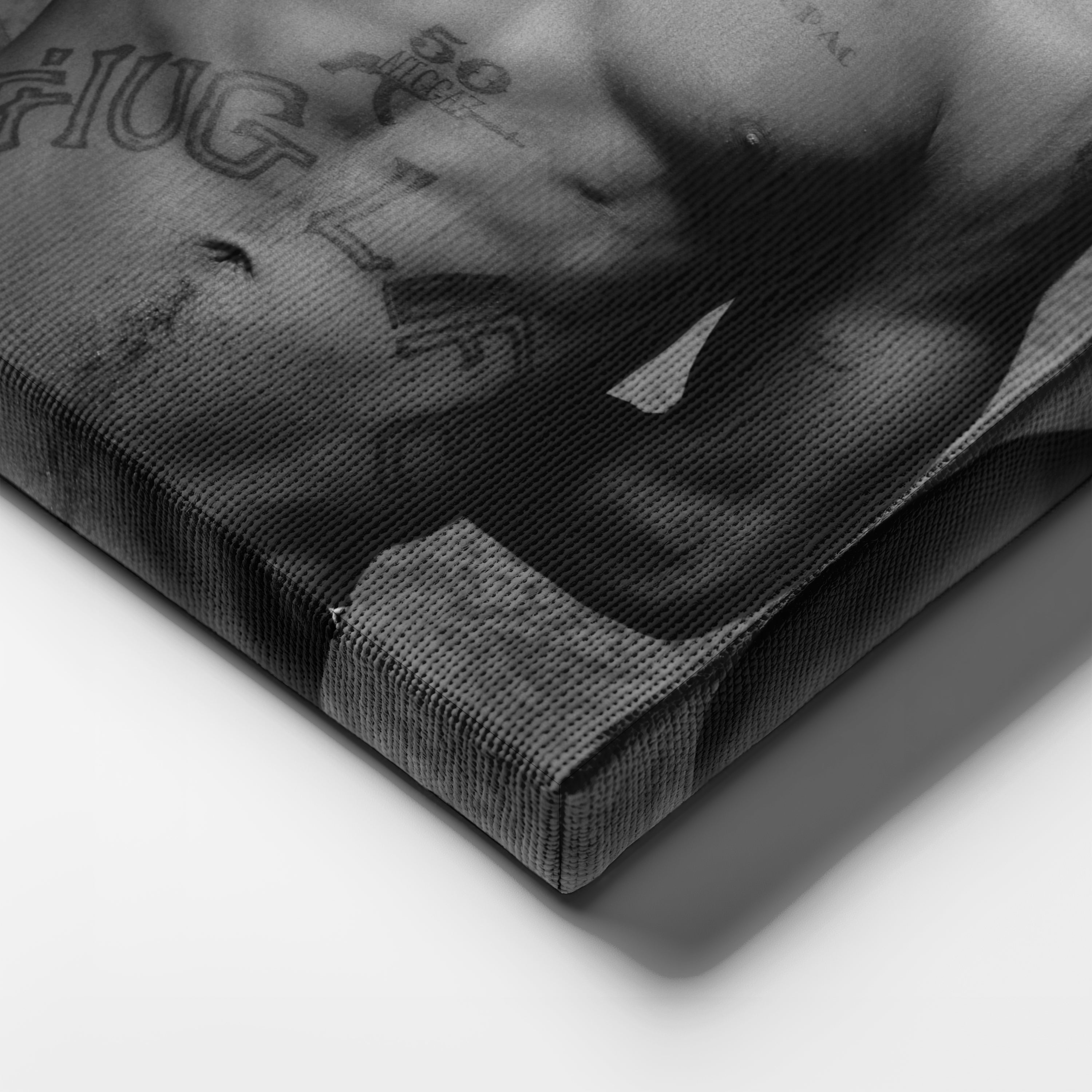 Tupac Illustration Canvas – Rap Legend Wall Art Decor CanvasBlackArt