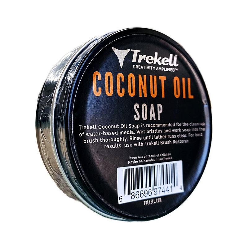 Trekell Coconut Oil Soap - Premium Cleaner for Water-Based Media - 3oz Trekell Art Supplies