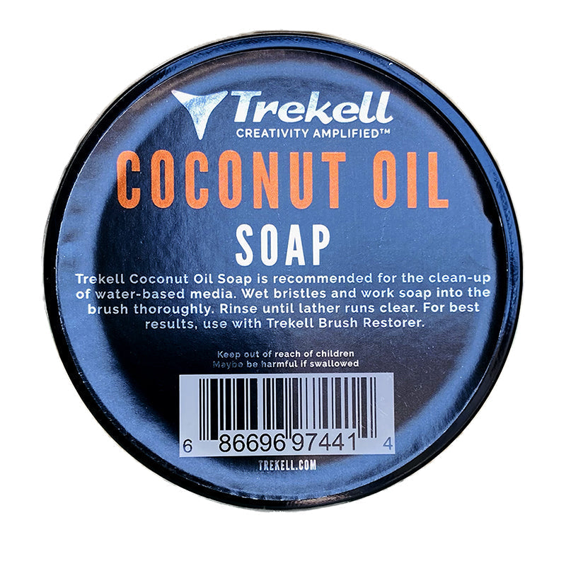 Trekell Coconut Oil Soap - Premium Cleaner for Water-Based Media - 3oz Trekell Art Supplies