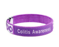 Colitis Awareness Purple Ribbon Bangle Bracelets The Awareness Company